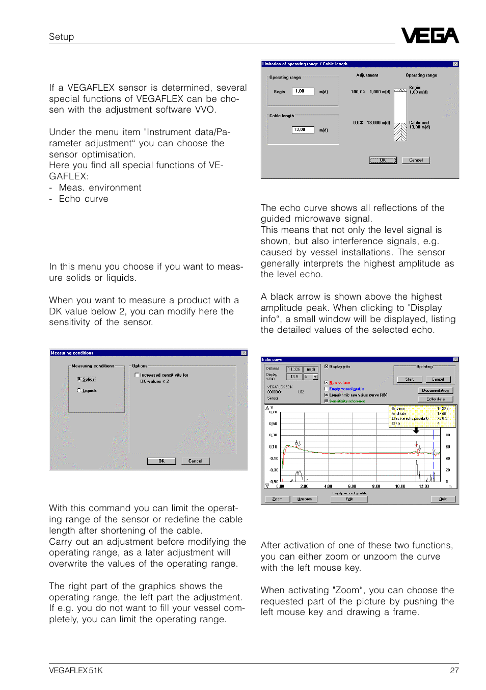 VEGA VEGAFLEX 51K User Manual | Page 27 / 32