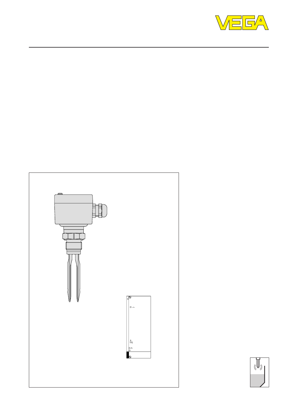 VEGA VEGASWING 83 fail safe and signal conditioning instrument VEGATOR 526 Ex User Manual | 28 pages