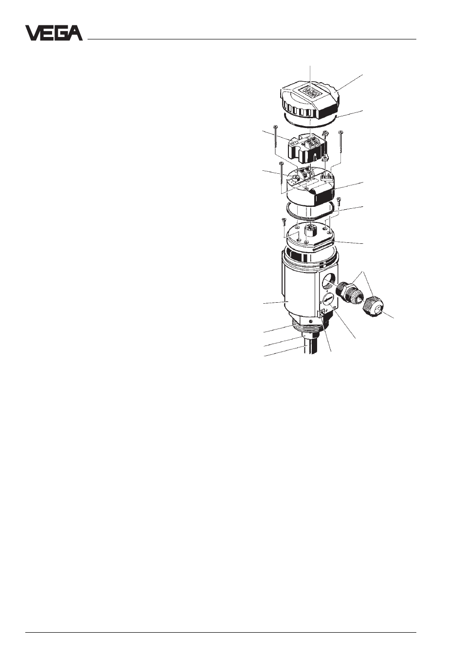 3 electrical connection, 1 connection instructions | VEGA Capacitive electrodes EL … User Manual | Page 30 / 44