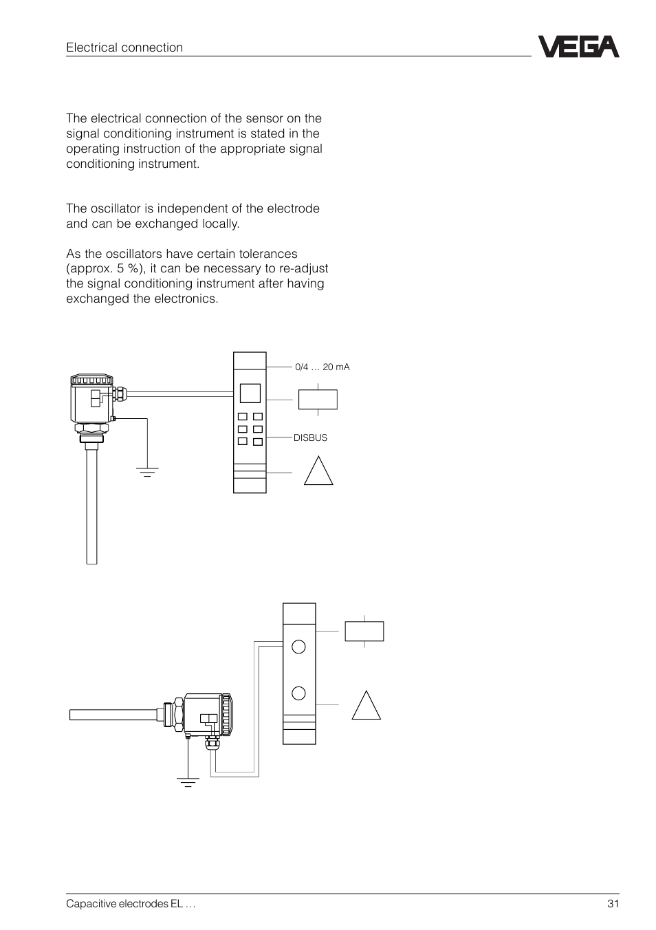 2 connection plan | VEGA Capacitive electrodes EL … User Manual | Page 31 / 44