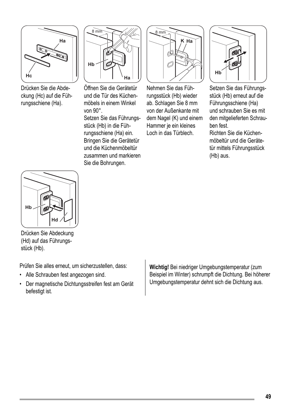 ZANKER KBA 17401 SK User Manual | Page 49 / 52