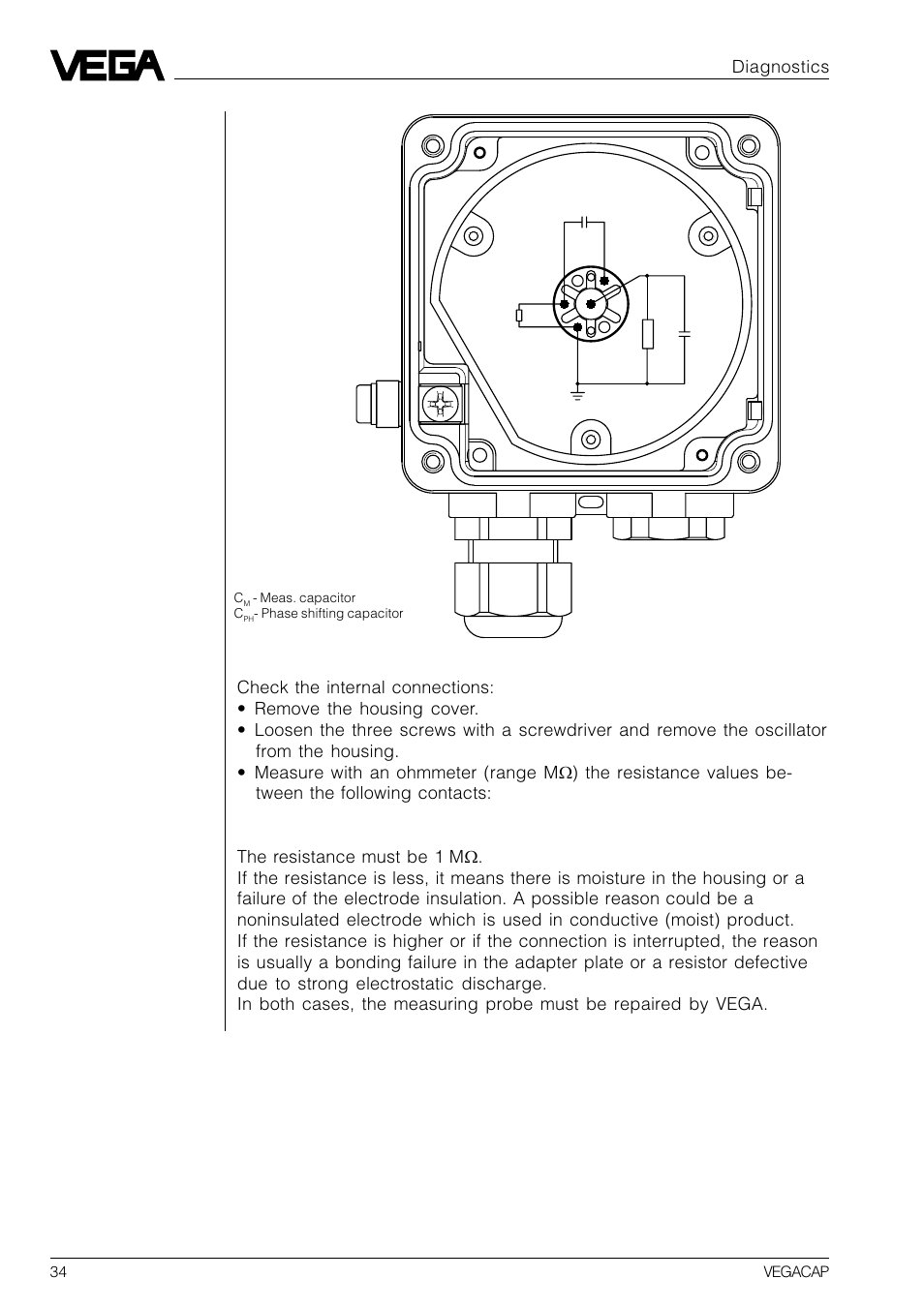 VEGA VEGACAP 82-98 User Manual | Page 34 / 36