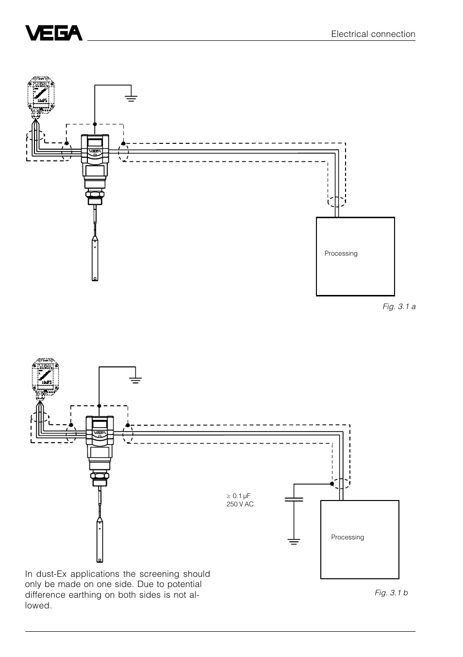 VEGA VEGAFLEX 52P (Profibus PA) User Manual | Page 24 / 56