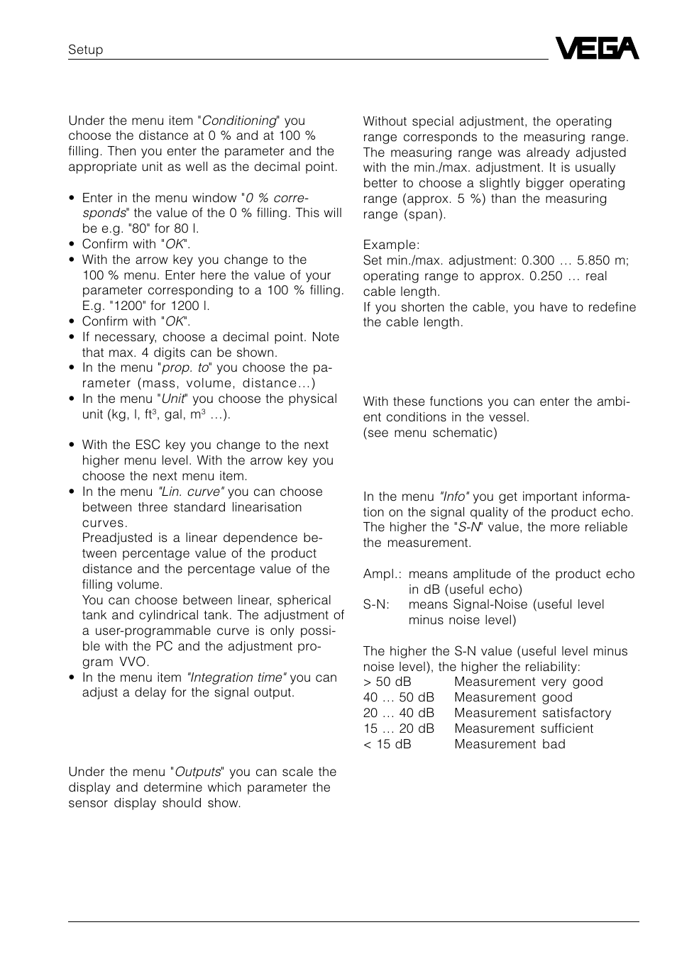 VEGA VEGAFLEX 52P (Profibus PA) User Manual | Page 35 / 56