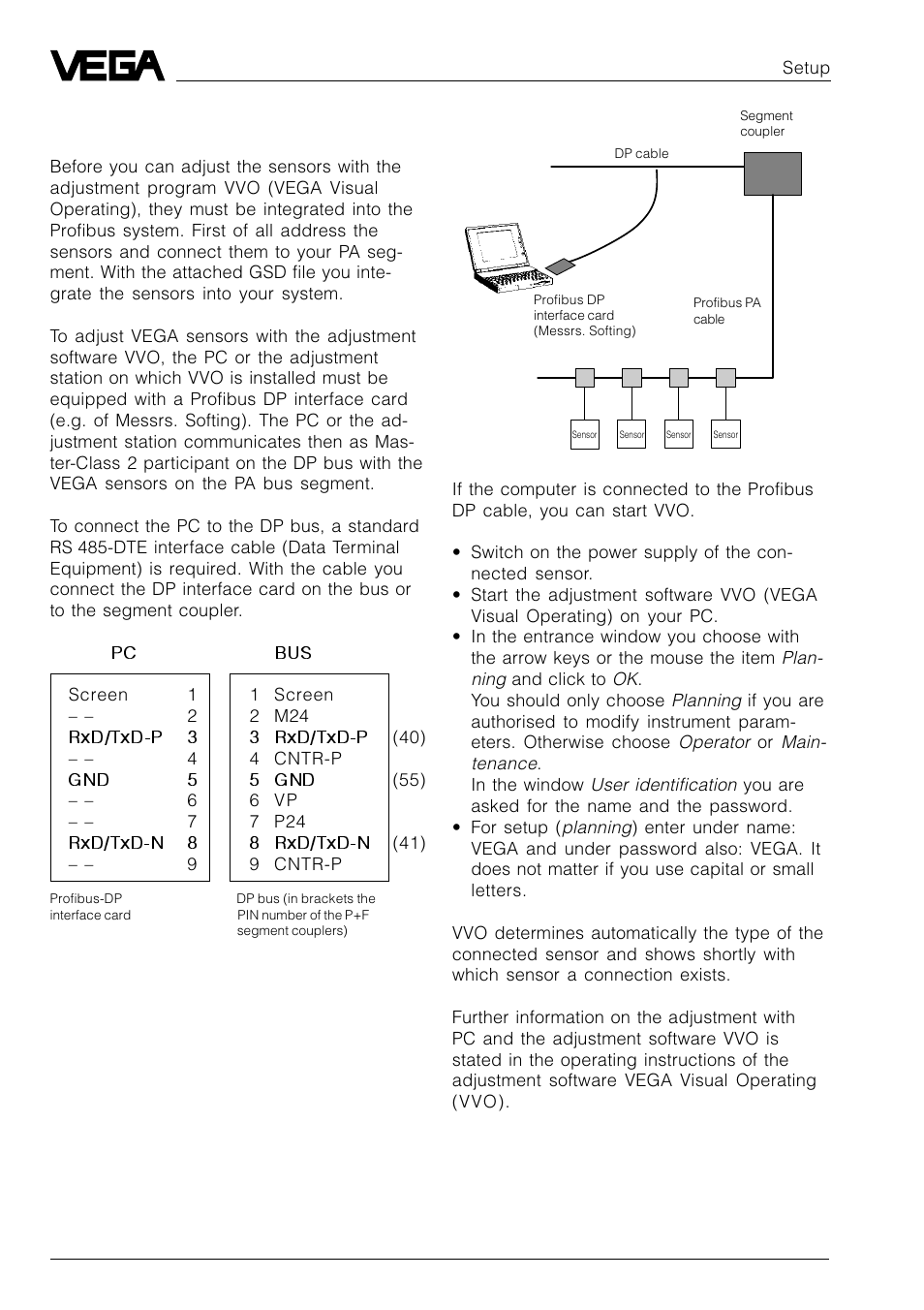 3 adjustment with the pc | VEGA VEGAFLEX 52P (Profibus PA) User Manual | Page 38 / 56