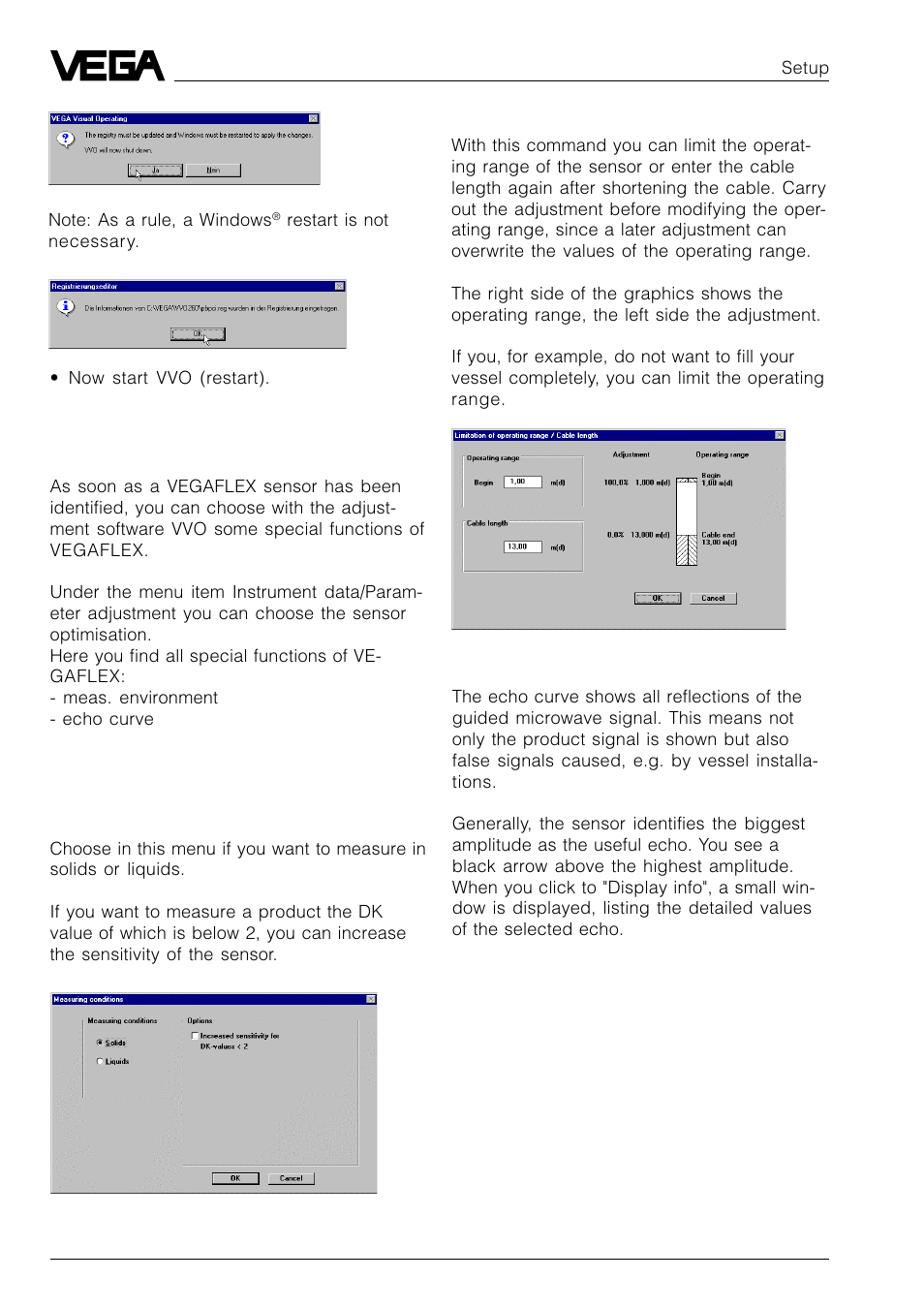 VEGA VEGAFLEX 52P (Profibus PA) User Manual | Page 40 / 56