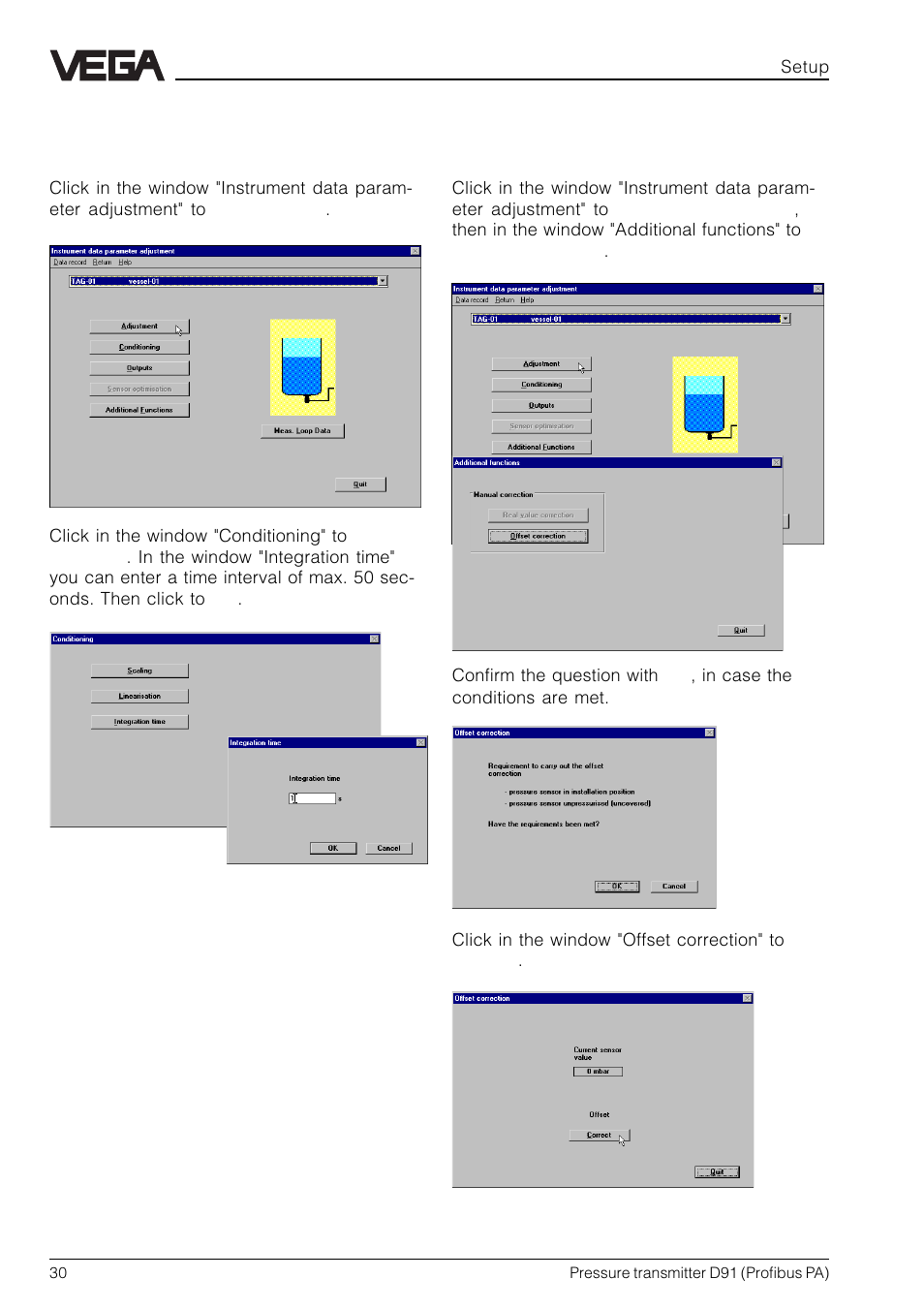 VEGA D91 Profibus PA User Manual | Page 30 / 36