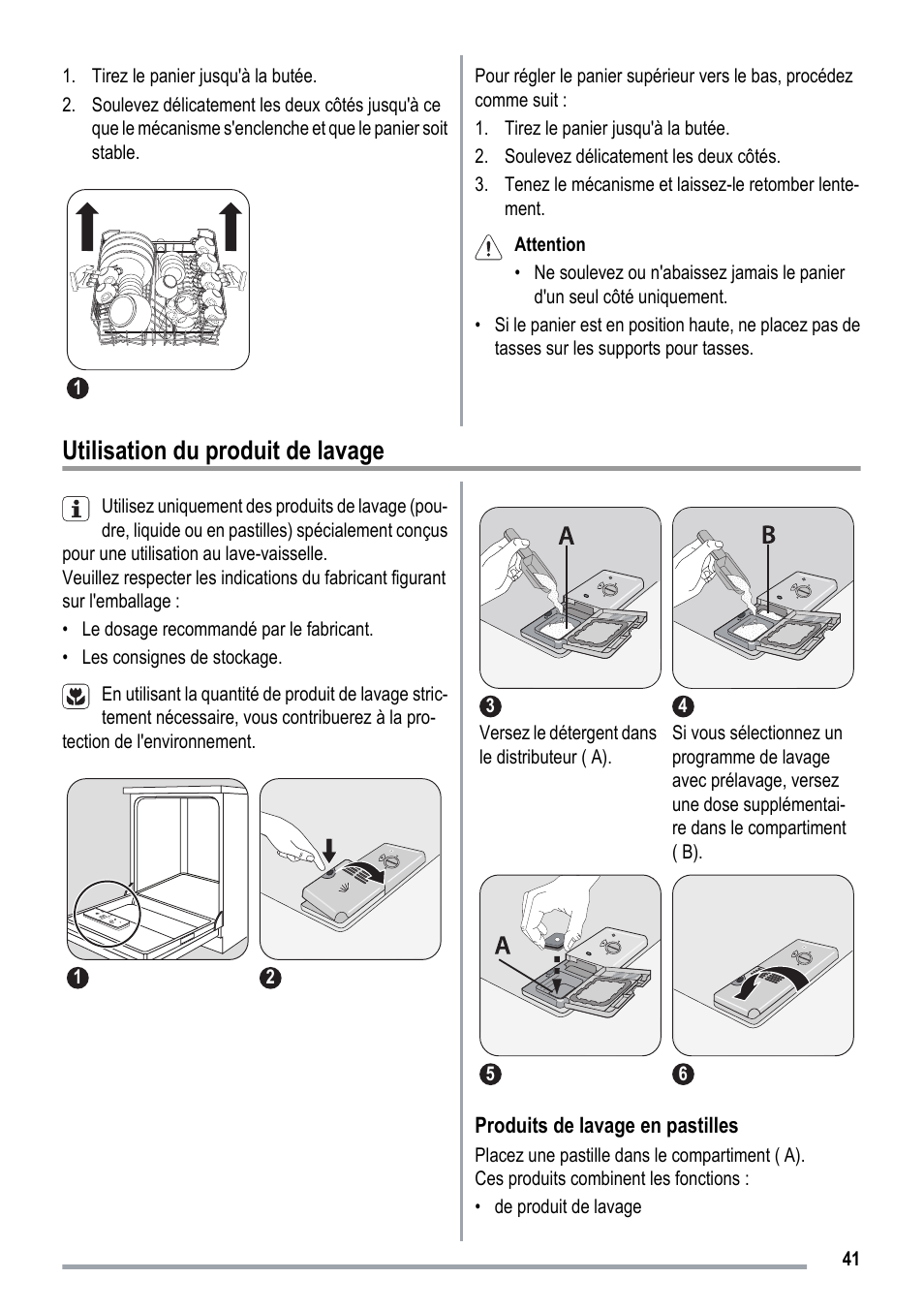 Utilisation du produit de lavage | ZANKER ZKI1530 User Manual | Page 41 / 68