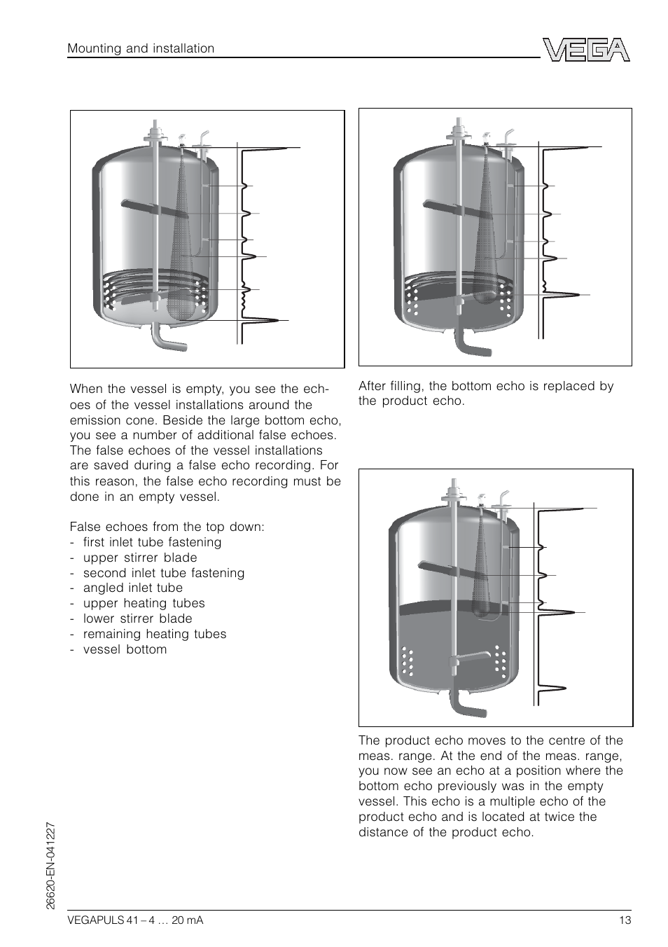 VEGA VEGAPULS 41 4 … 20 mA; HART compact sensor User Manual | Page 13 / 68