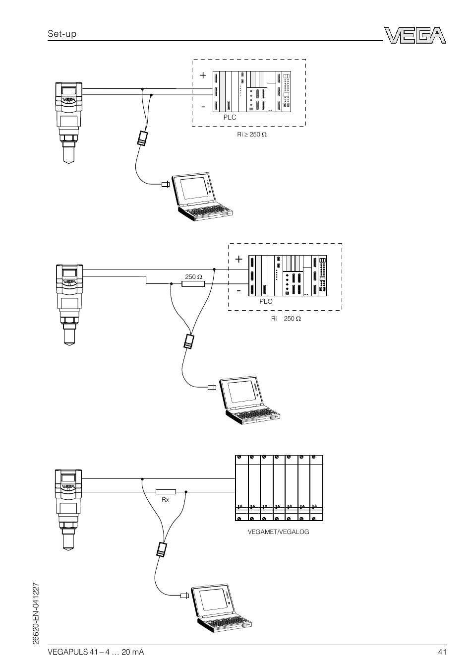 VEGA VEGAPULS 41 4 … 20 mA; HART compact sensor User Manual | Page 41 / 68