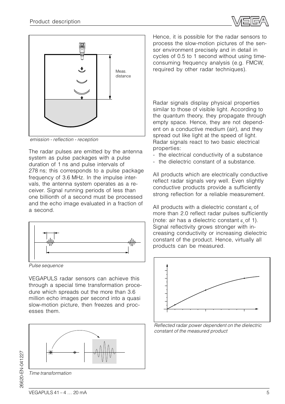 Virtually all products can be measured | VEGA VEGAPULS 41 4 … 20 mA; HART compact sensor User Manual | Page 5 / 68