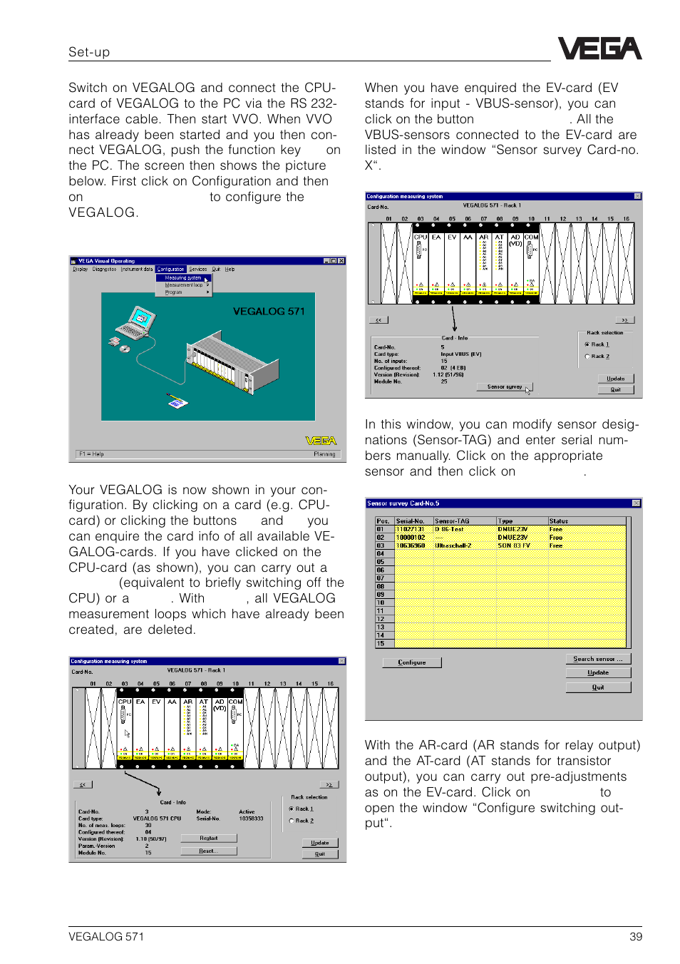 VEGA VEGALOG 571 User Manual | Page 39 / 48