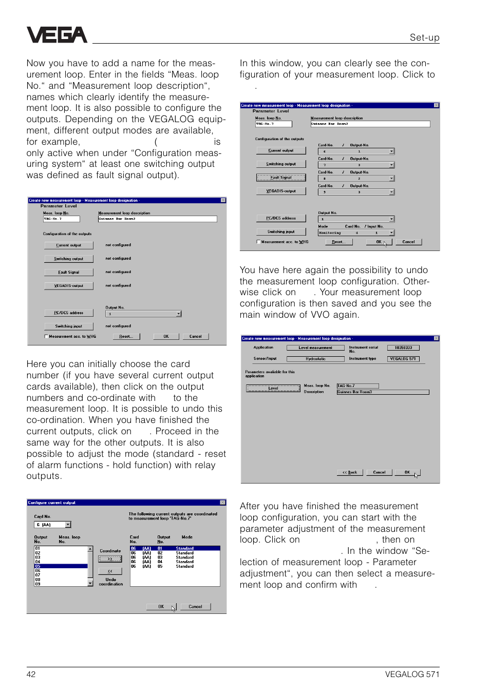 VEGA VEGALOG 571 User Manual | Page 42 / 48