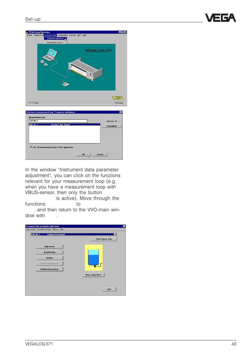 VEGA VEGALOG 571 User Manual | Page 43 / 48