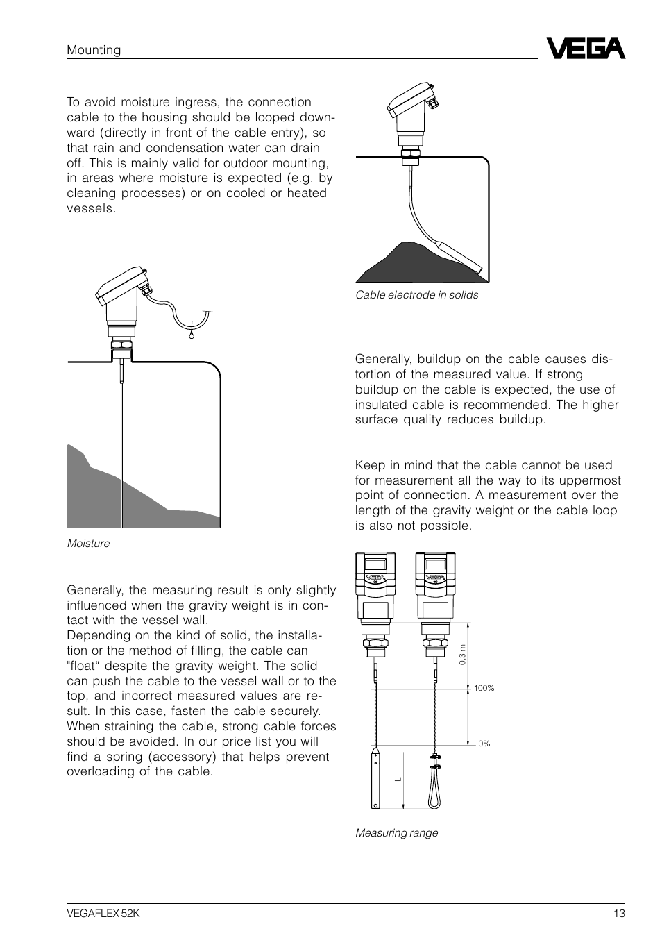 VEGA VEGAFLEX 52K User Manual | Page 13 / 32