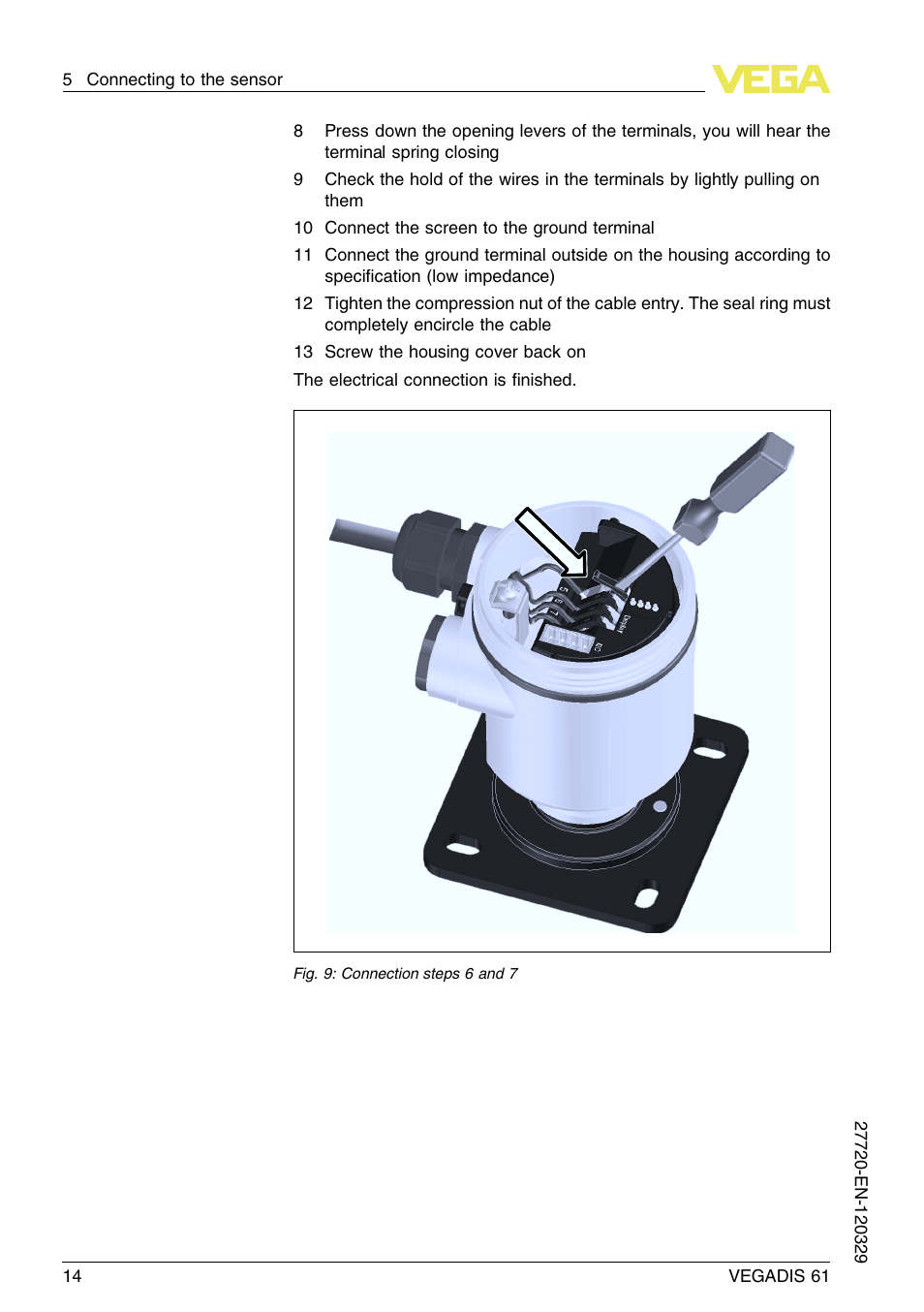 VEGA VEGADIS 61 User Manual | Page 14 / 28