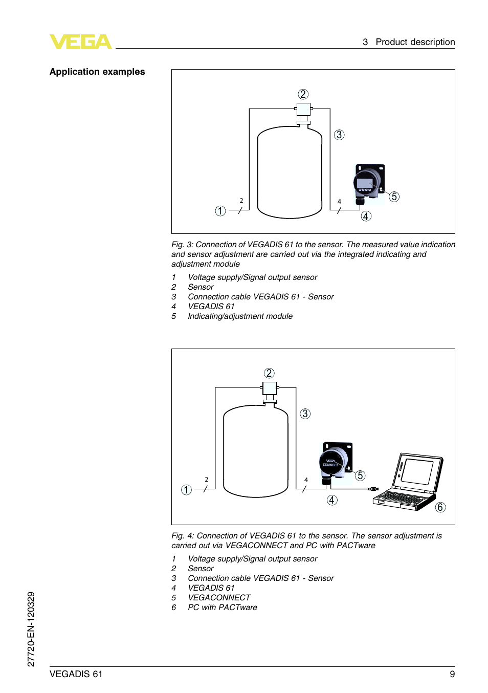VEGA VEGADIS 61 User Manual | Page 9 / 28