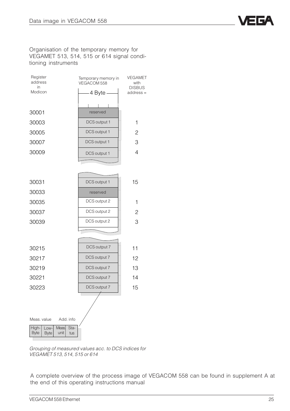 VEGA VEGACOM 558 Ethernet User Manual | Page 25 / 80