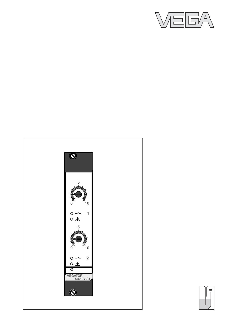 VEGA VEGATOR 532 S1 User Manual | 4 pages