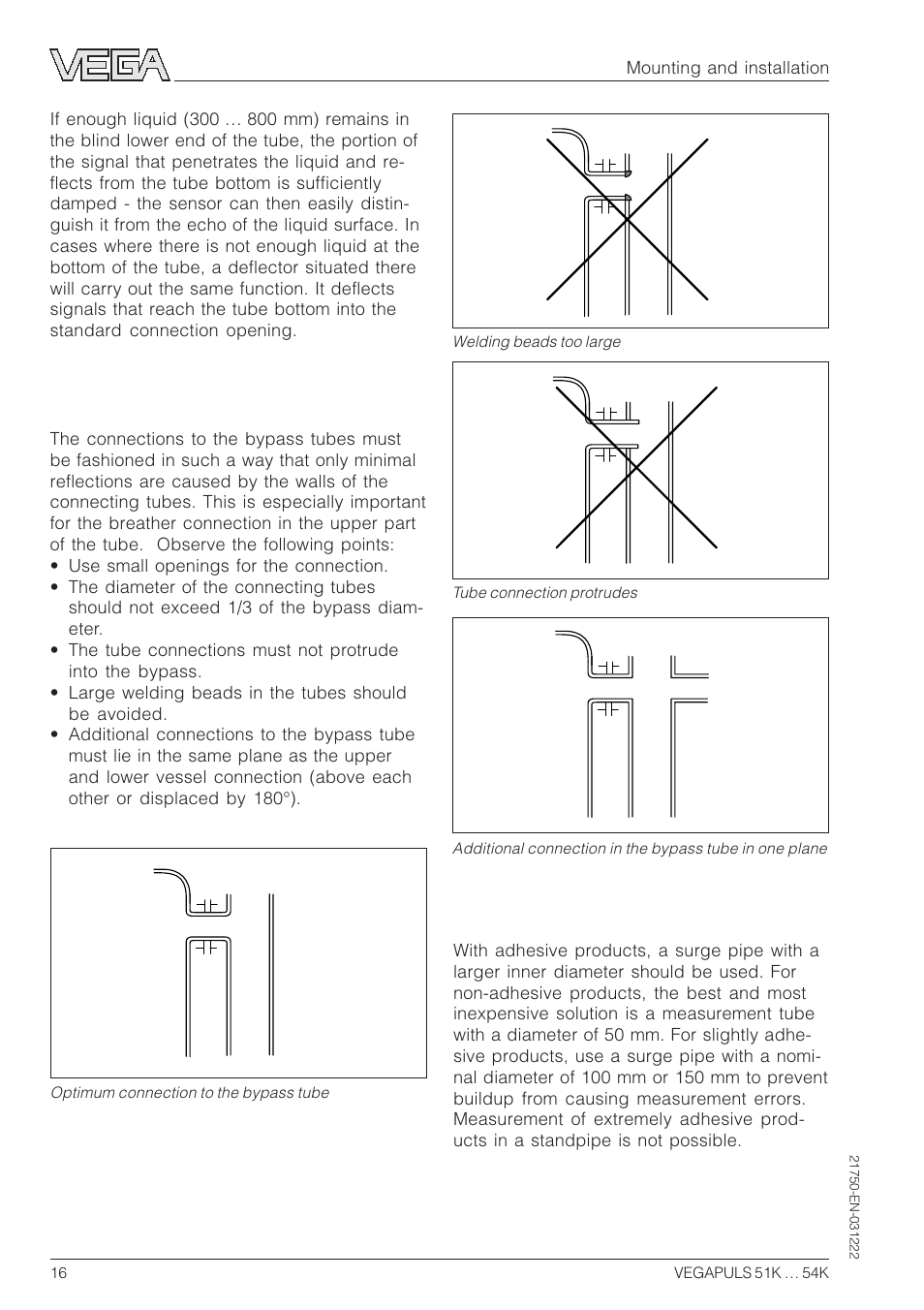 VEGA VEGAPULS 51K…54K 4 … 20 mA; HART compact sensor User Manual | Page 16 / 72
