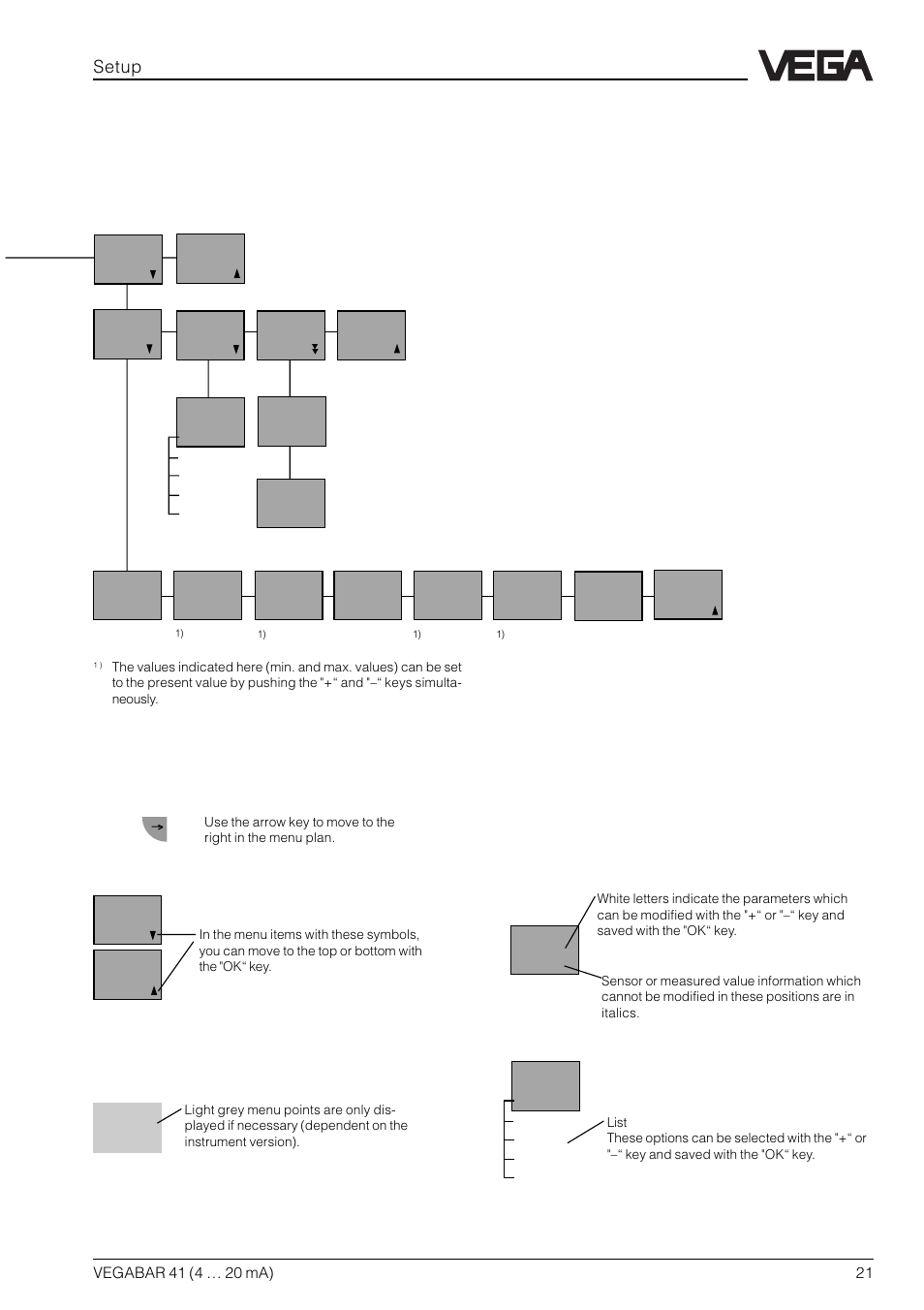 VEGA VEGABAR 41 4 … 20 mA User Manual | Page 21 / 28