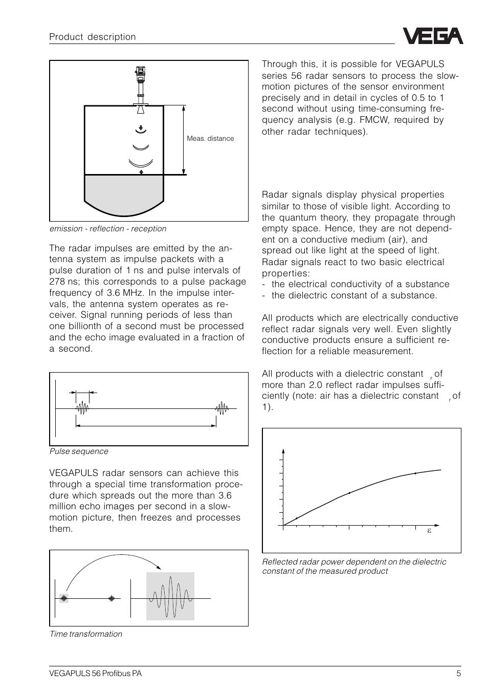Virtually all products can be measured, Of 1) | VEGA VEGAPULS 56 Profibus PA User Manual | Page 5 / 92
