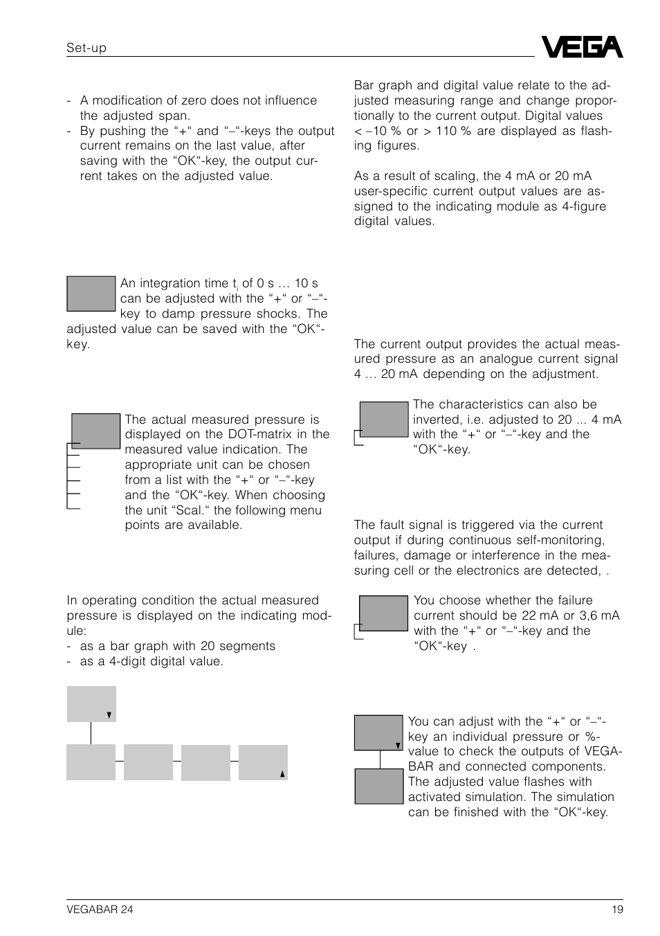 Evaluation, Outputs | VEGA VEGABAR 24 User Manual | Page 19 / 28