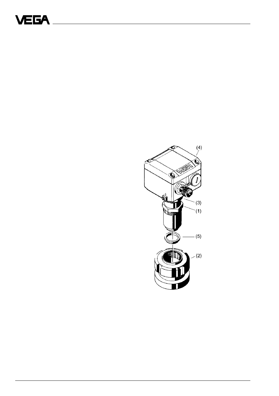 2 exchange of the hygienic form seal on vegabar 24 | VEGA VEGABAR 24 User Manual | Page 24 / 28