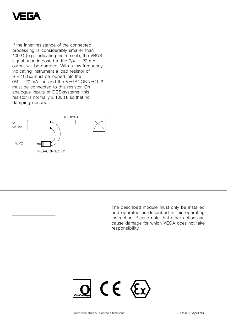 Safety information | VEGA VEGACONNECT 2 User Manual | Page 4 / 4