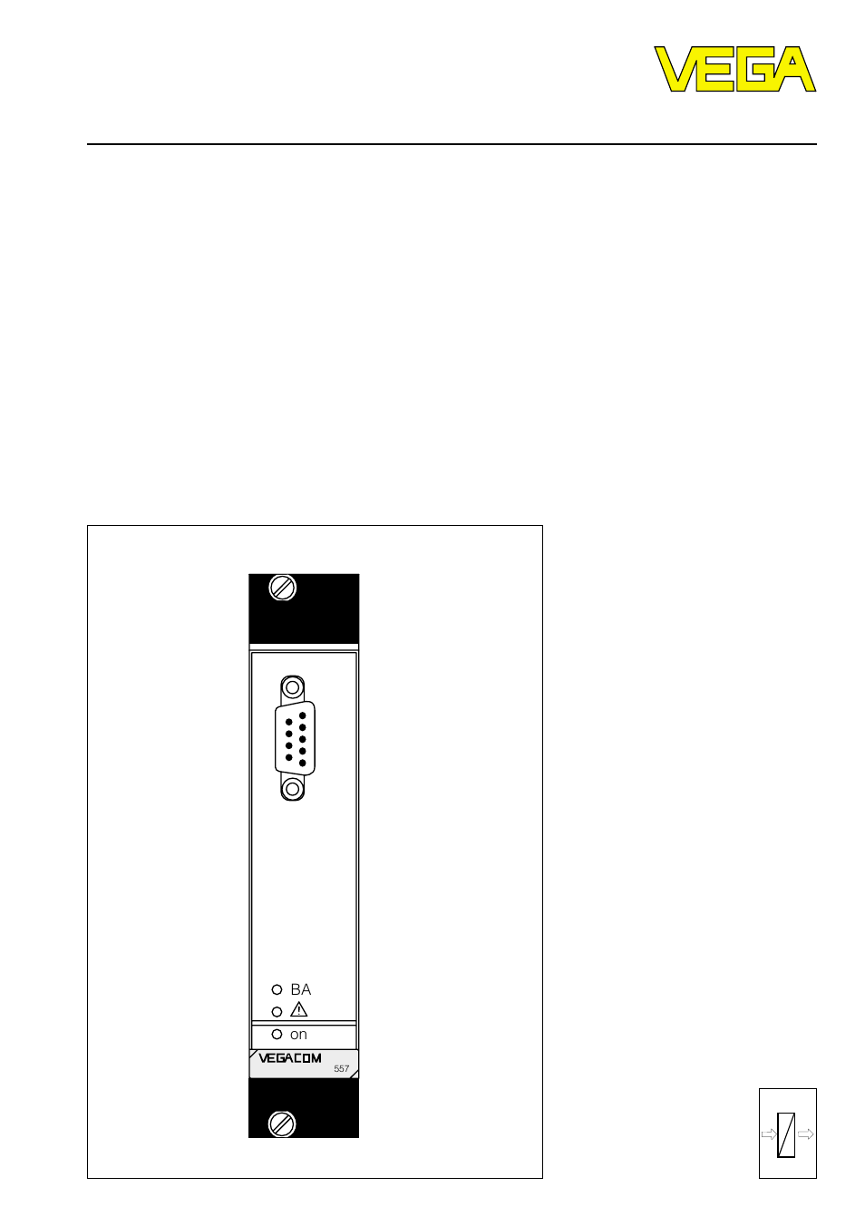 VEGA VEGACOM 557 Siemens 3964 and 3964 R procedure with RK 512 User Manual | 44 pages