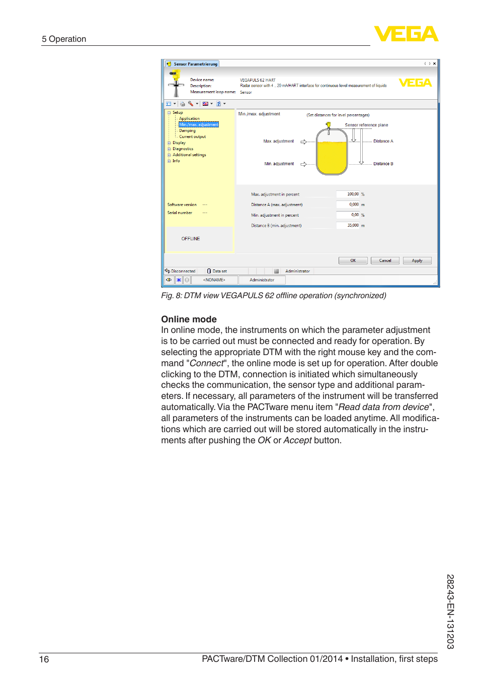 VEGA PACTware-DTM Collection 01_2014 User Manual | Page 16 / 28