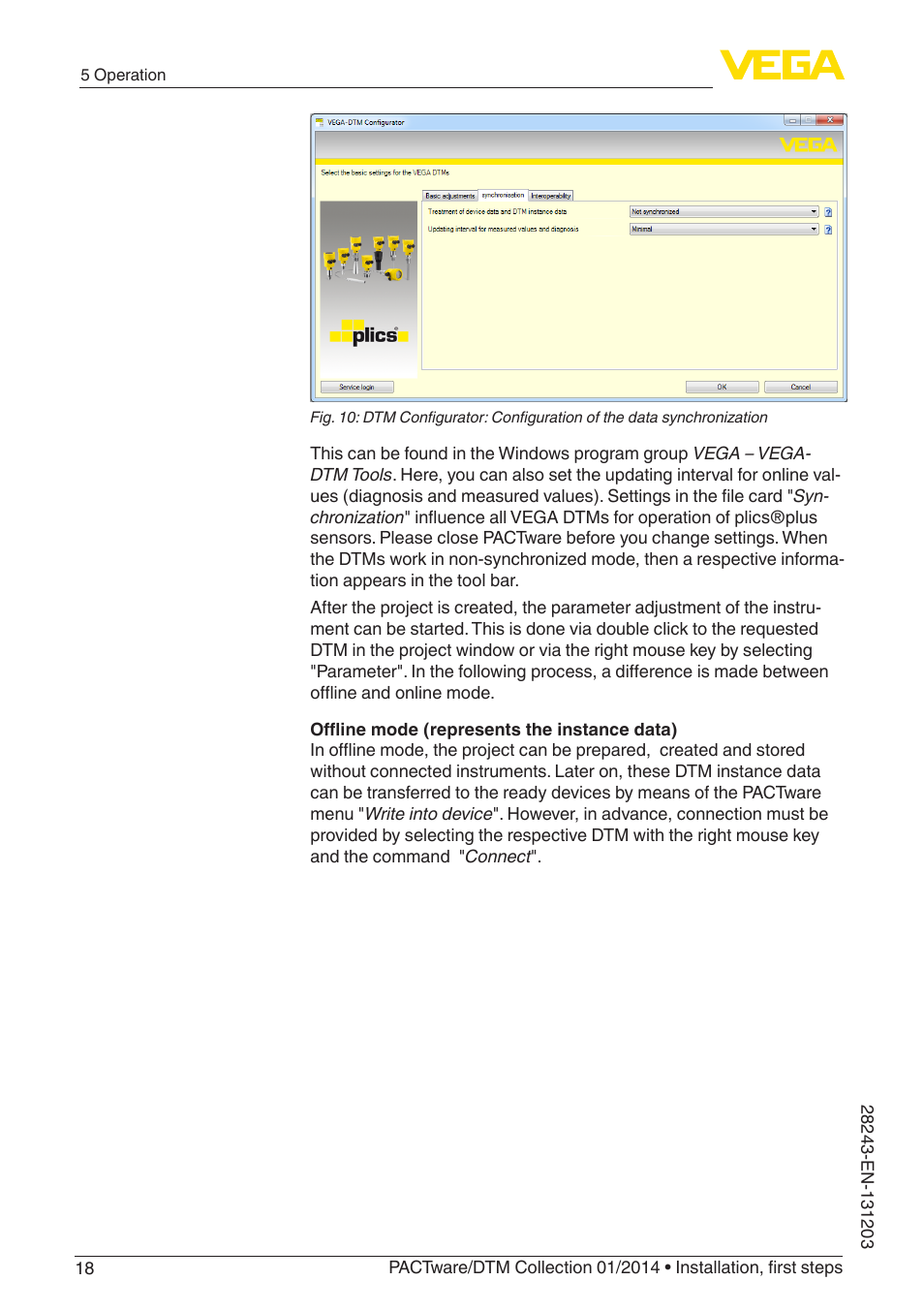 VEGA PACTware-DTM Collection 01_2014 User Manual | Page 18 / 28