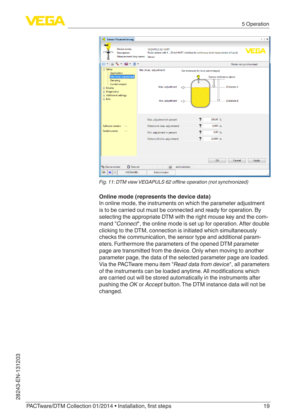 VEGA PACTware-DTM Collection 01_2014 User Manual | Page 19 / 28