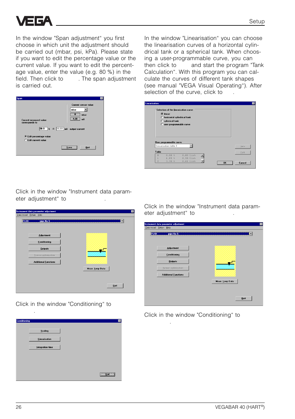 VEGA VEGABAR 40 HART User Manual | Page 26 / 40