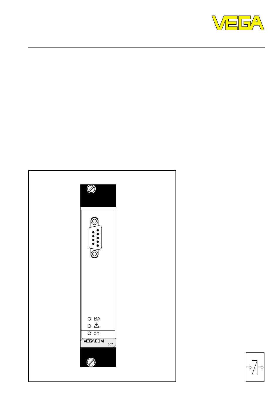 VEGA VEGACOM 557 Profibus DP User Manual | 84 pages