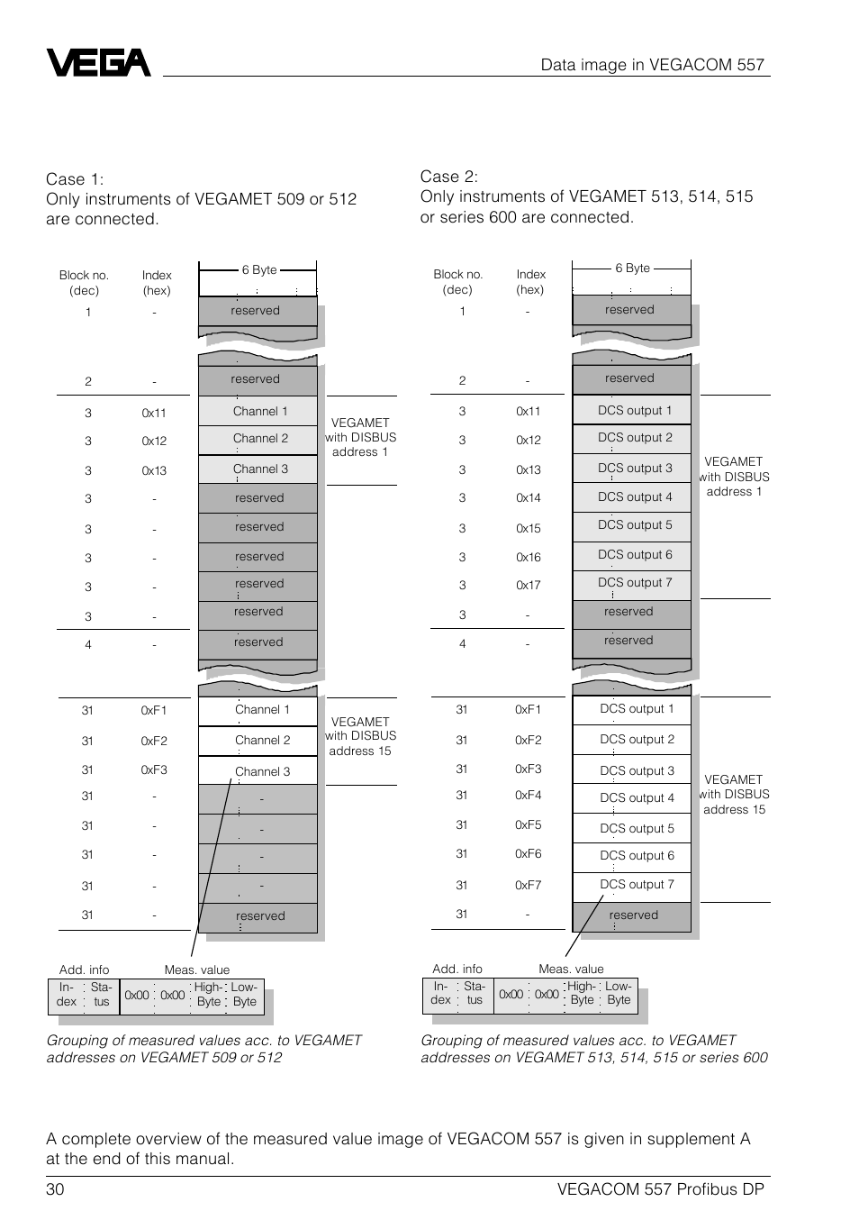 VEGA VEGACOM 557 Profibus DP User Manual | Page 30 / 84