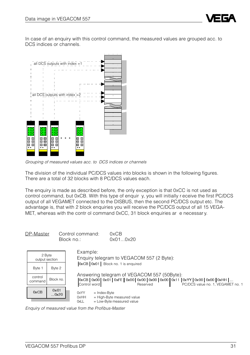 VEGA VEGACOM 557 Profibus DP User Manual | Page 31 / 84