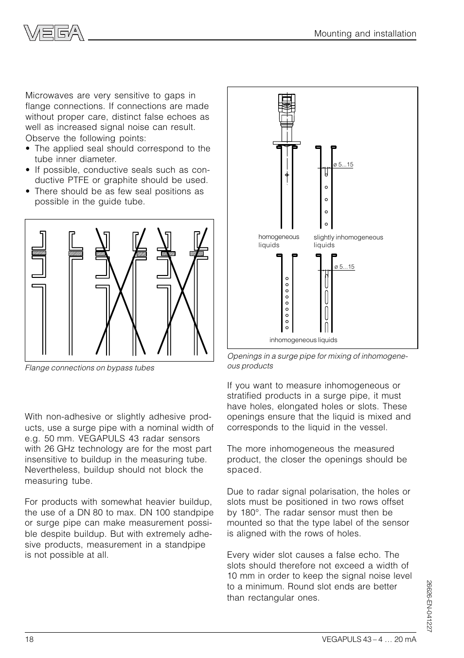 VEGA VEGAPULS 43 4 … 20 mA; HART compact sensor User Manual | Page 18 / 68