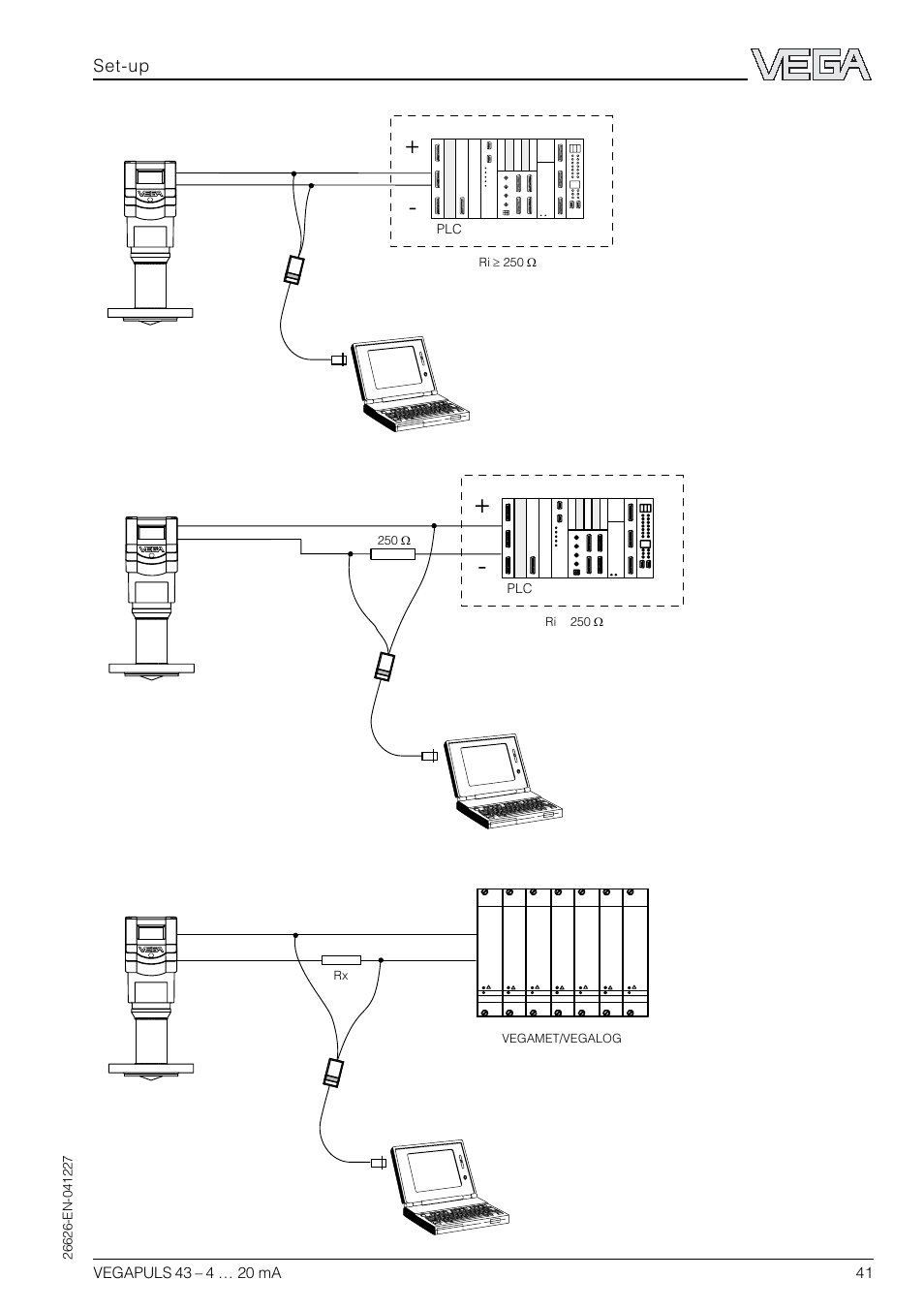 VEGA VEGAPULS 43 4 … 20 mA; HART compact sensor User Manual | Page 41 / 68