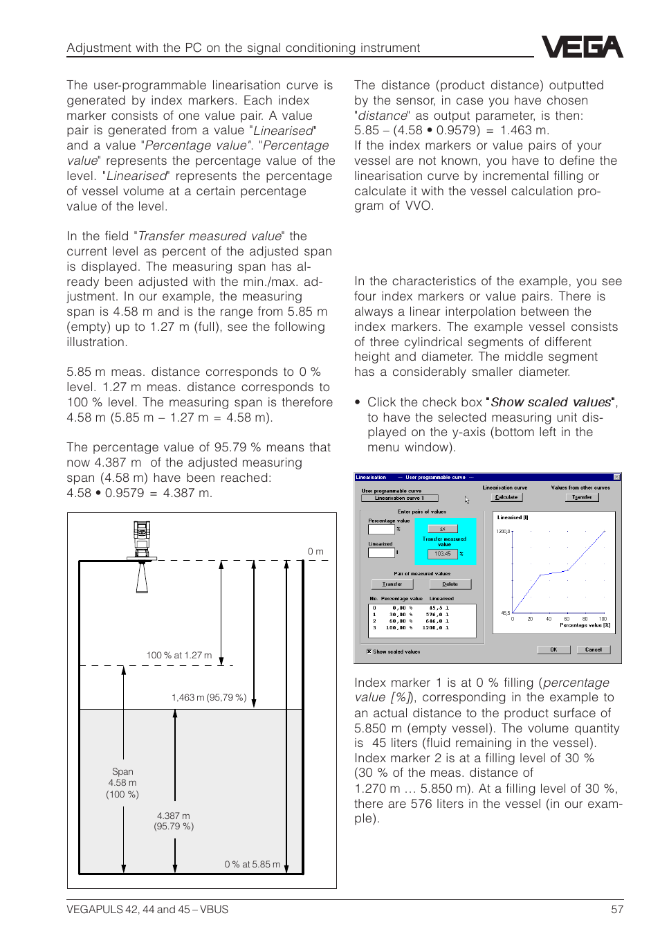 VEGA VEGAPULS 45 VBUS User Manual | Page 57 / 92