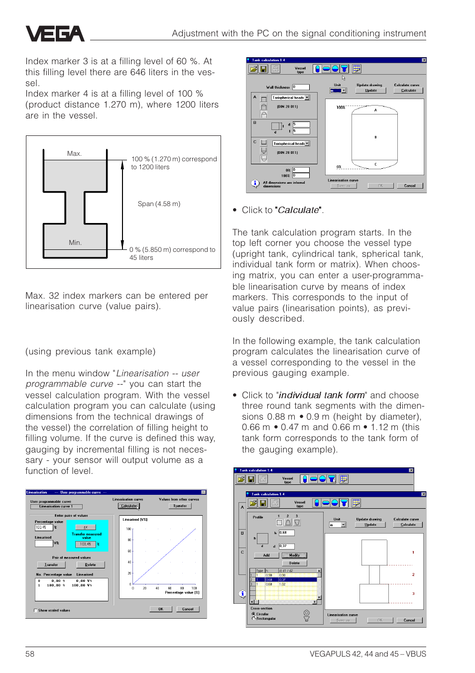 VEGA VEGAPULS 45 VBUS User Manual | Page 58 / 92