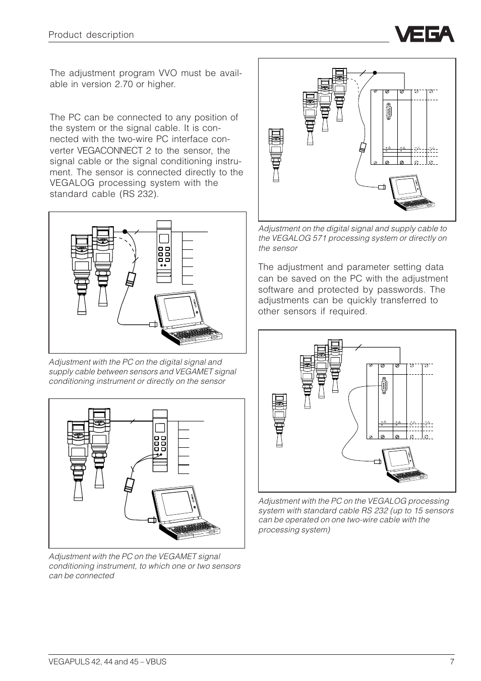 VEGA VEGAPULS 45 VBUS User Manual | Page 7 / 92