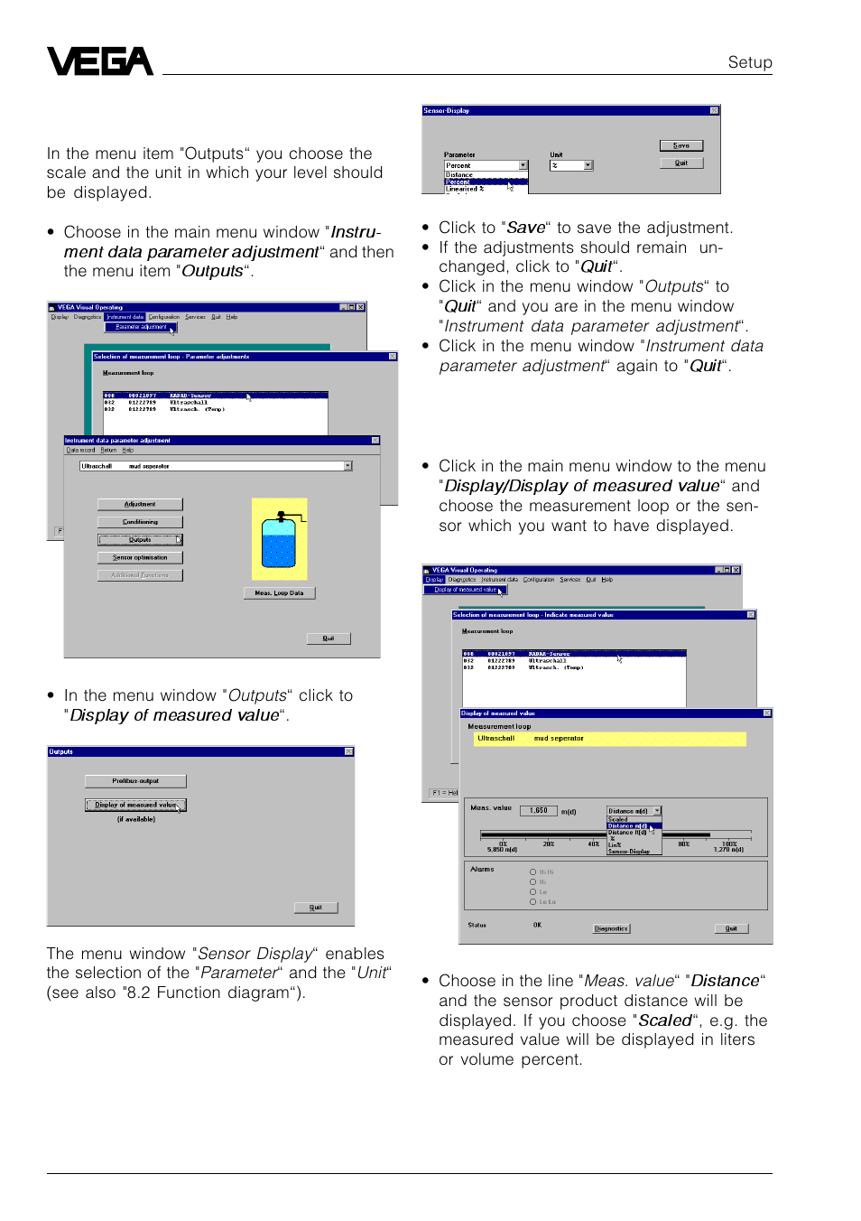 VEGA VEGASON 51P…53P Profibus PA User Manual | Page 62 / 84