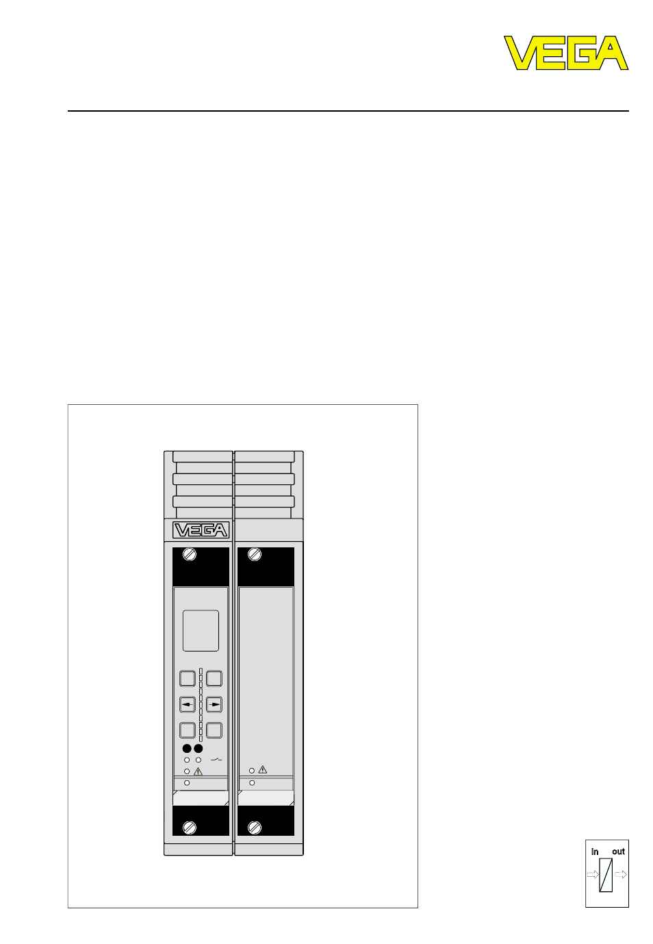 VEGA Housing type 506 User Manual | 12 pages