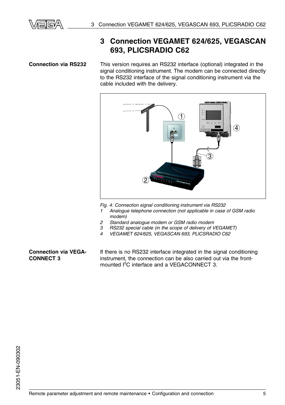 VEGA Remote parameter adjustment and remote maintenance User Manual | Page 5 / 8