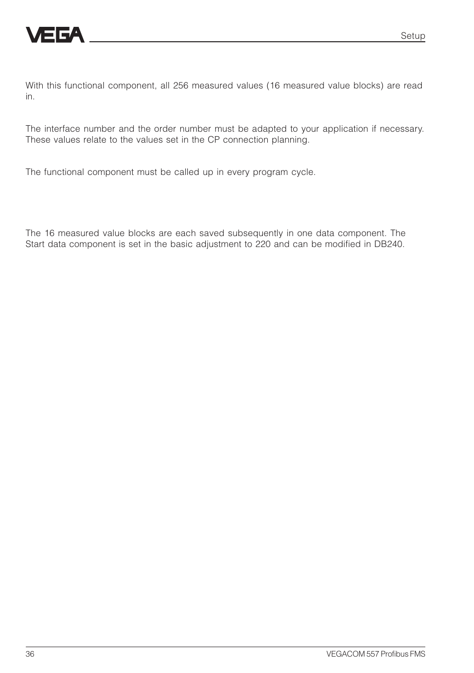 Fb210: read in all measured values | VEGA VEGACOM 557 Profibus FMS User Manual | Page 36 / 56