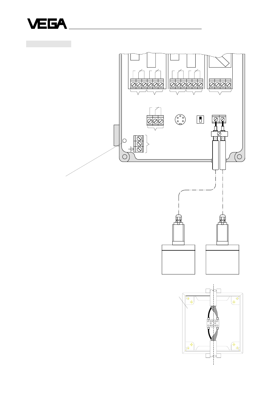 Technical information, Electrical connection | VEGA VEGASON 71 - 2 … 75 - 2 User Manual | Page 12 / 56