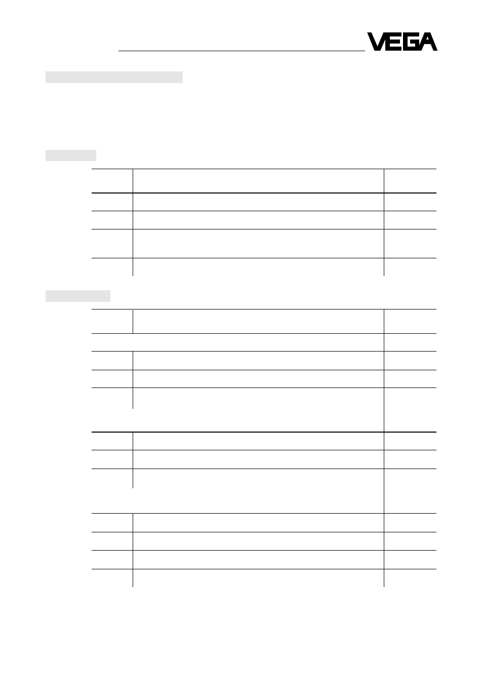 VEGA VEGASON 71 - 2 … 75 - 2 User Manual | Page 43 / 56