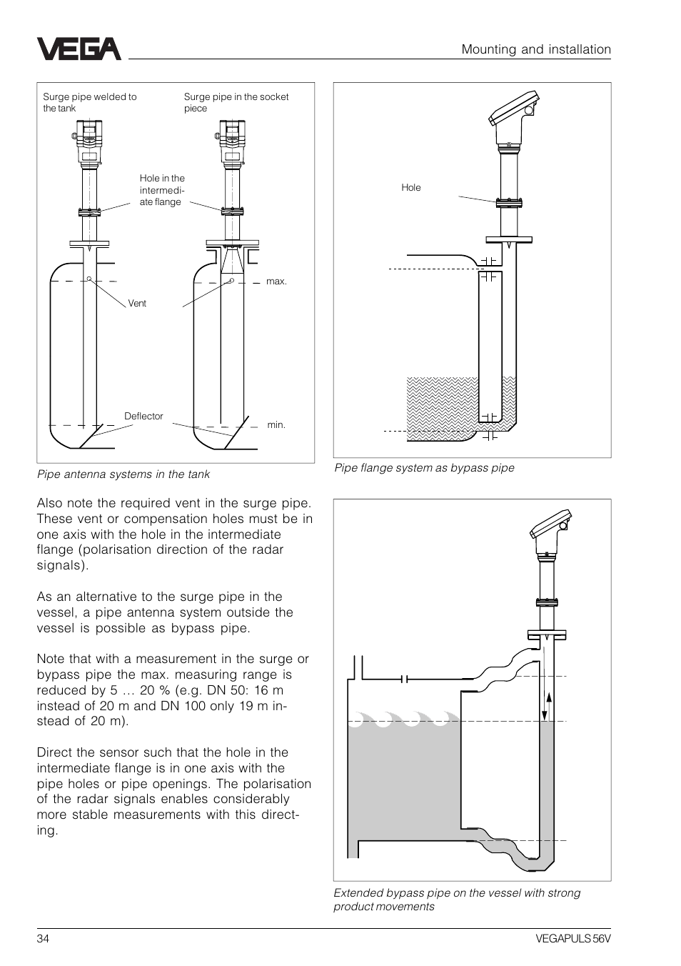 VEGA VEGAPULS 56V User Manual | Page 34 / 80