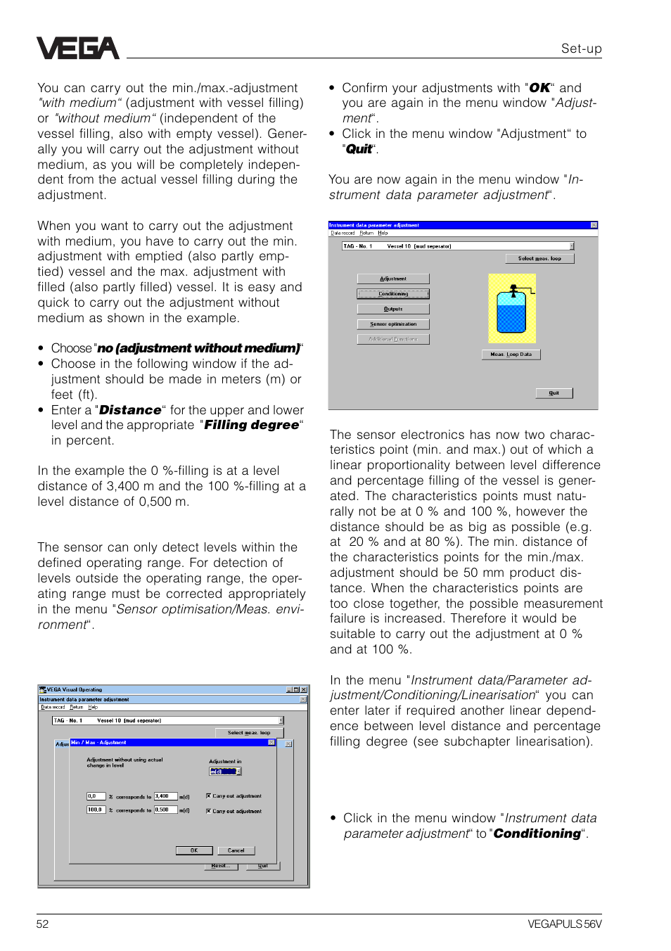 VEGA VEGAPULS 56V User Manual | Page 52 / 80